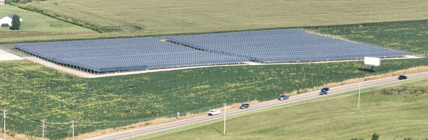 Solar panels in Bloomington, IN
