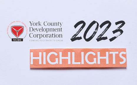 Click the 2023 in Review: YCDC Celebrates a Strong Year Supporting York County Growth Slide Photo to Open