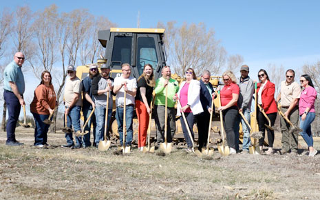 breaking ground