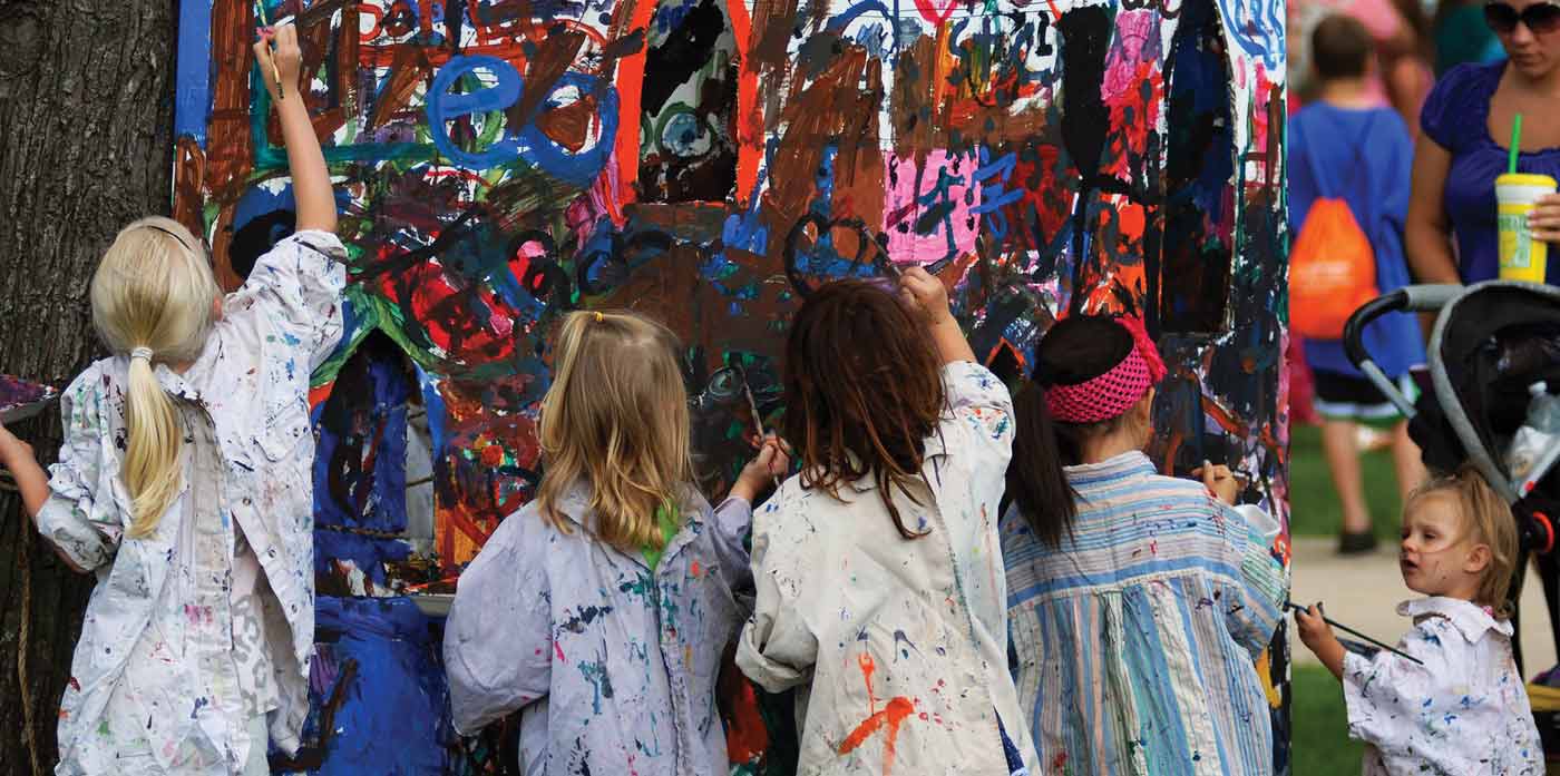 lemonade arts fair students drawing