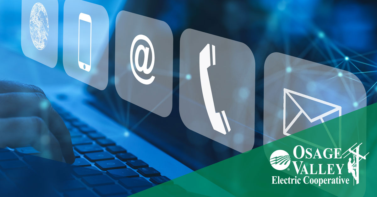 Contact Osage Valley Electric Cooperative with Questions Anytime Main Photo