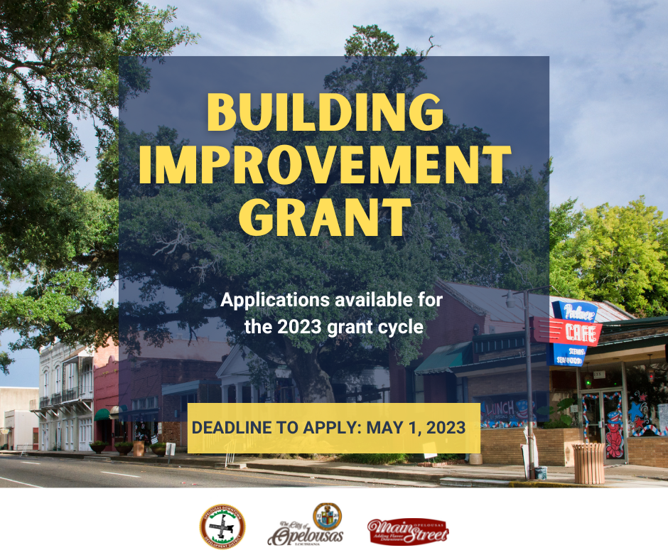 Qualified Business and Property Owners in Downtown Opelousas can now Apply for Building Improvement Grants Main Photo