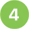number four green circle