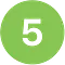 number five green circle
