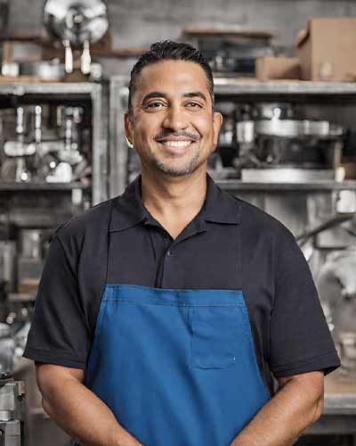 male small business owner