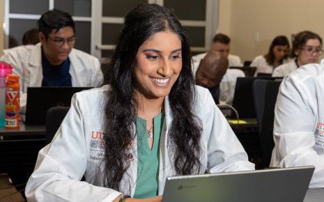 medical students in a classroom