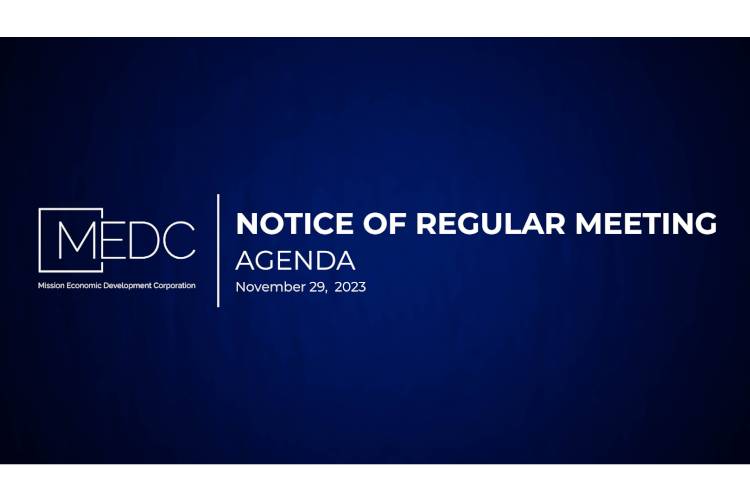 Notice of Regular Board Meeting | November 29, 2023 Photo