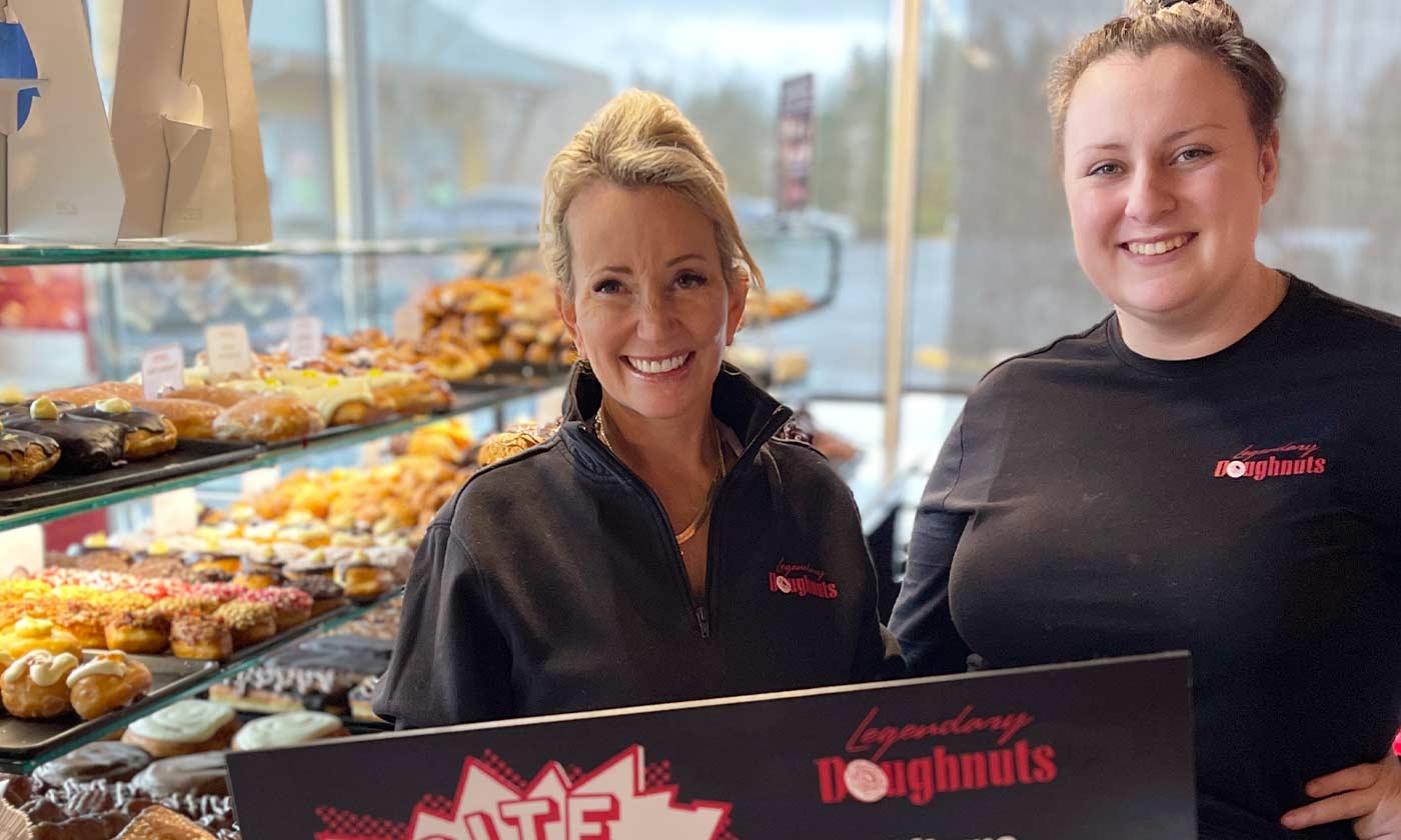 downtown donut shop employees