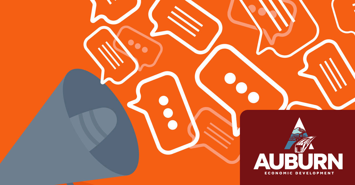 Click the Follow Auburn’s Social Media Today! slide photo to open