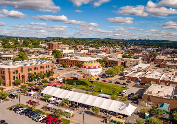 Kingsport aerial photo