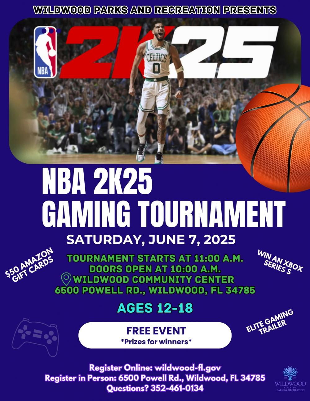 Event Promo Photo For NBA 2K25 Gaming Tournament