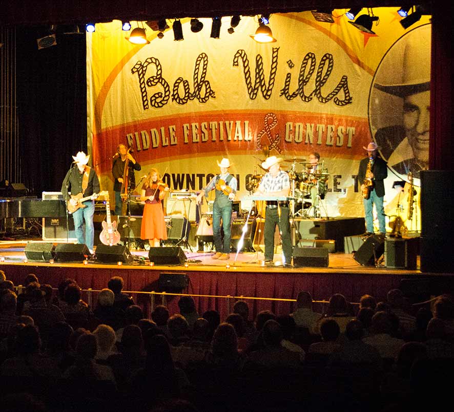 bob wills fiddle festival stage performers