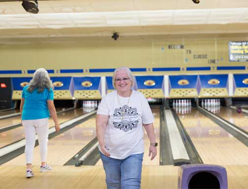 Click the Bowling Subpage photo to open