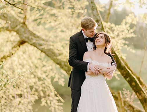 Click the Wedding Subpage photo to open