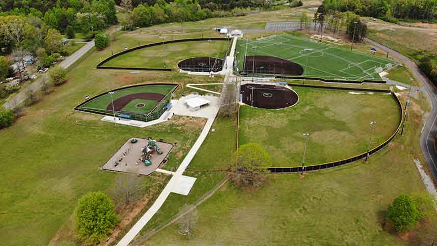 Baseball fields