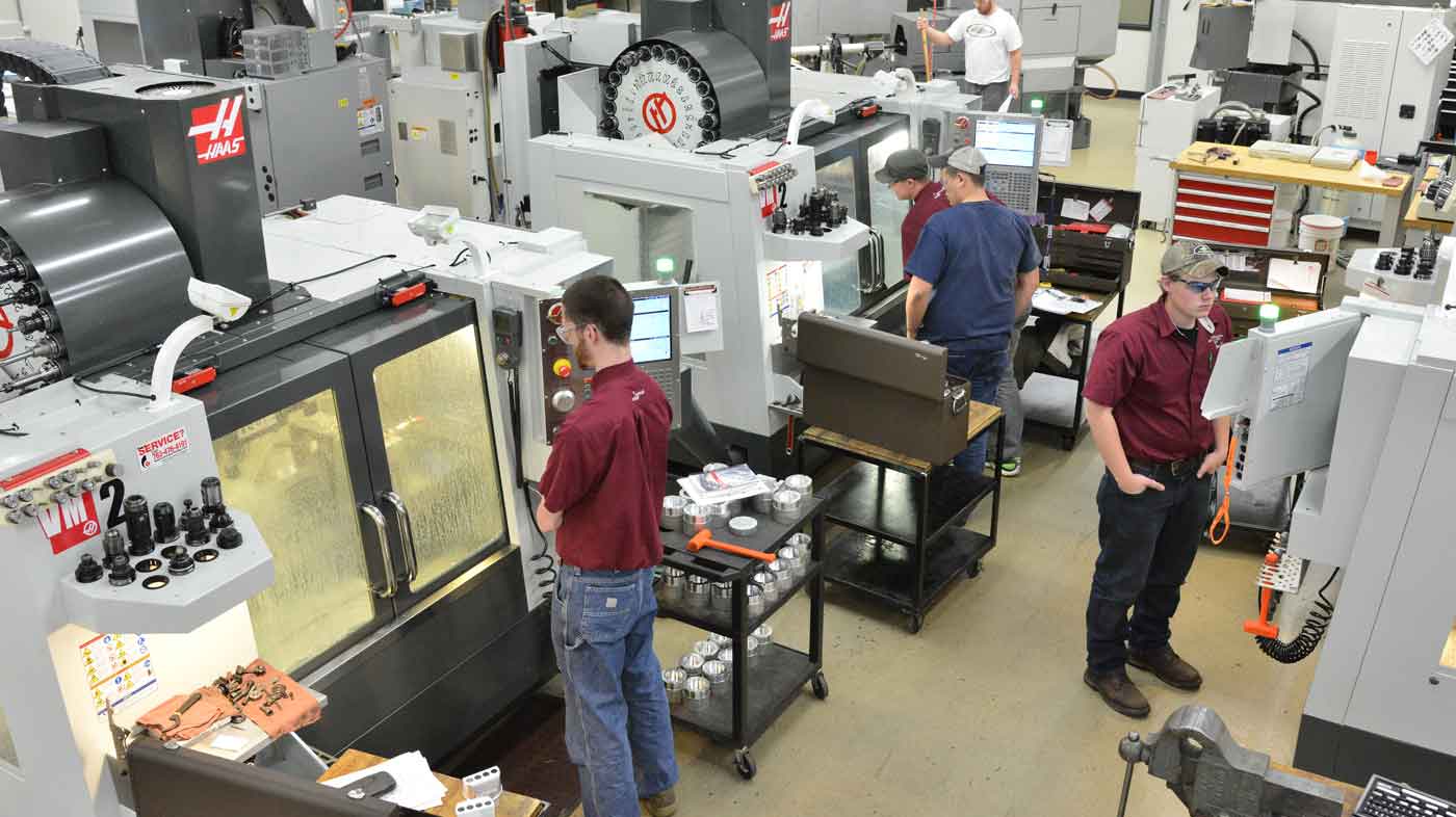 workers on a manufacturing floor