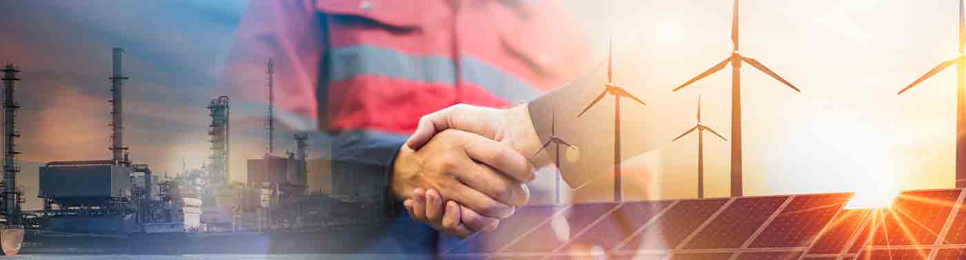 Concept of collaboration to change the world to reduce global warming