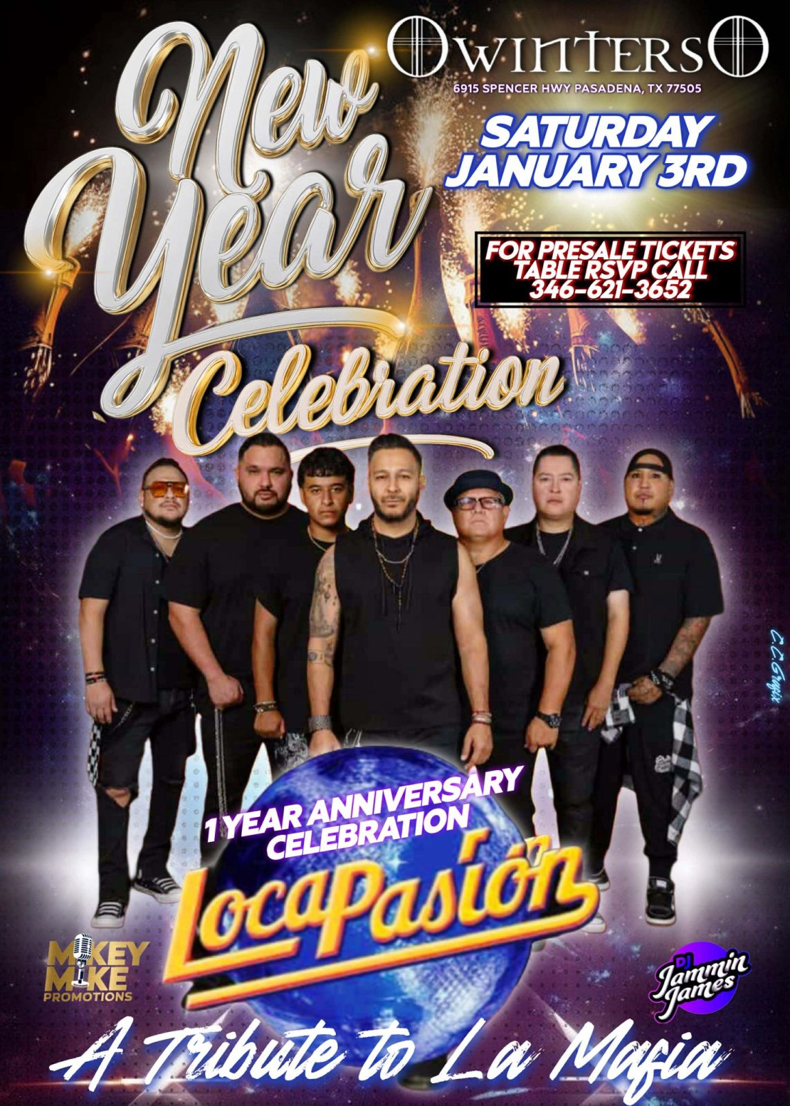 Event Promo Photo For Loca Pasion- A Tribute to La Mafia