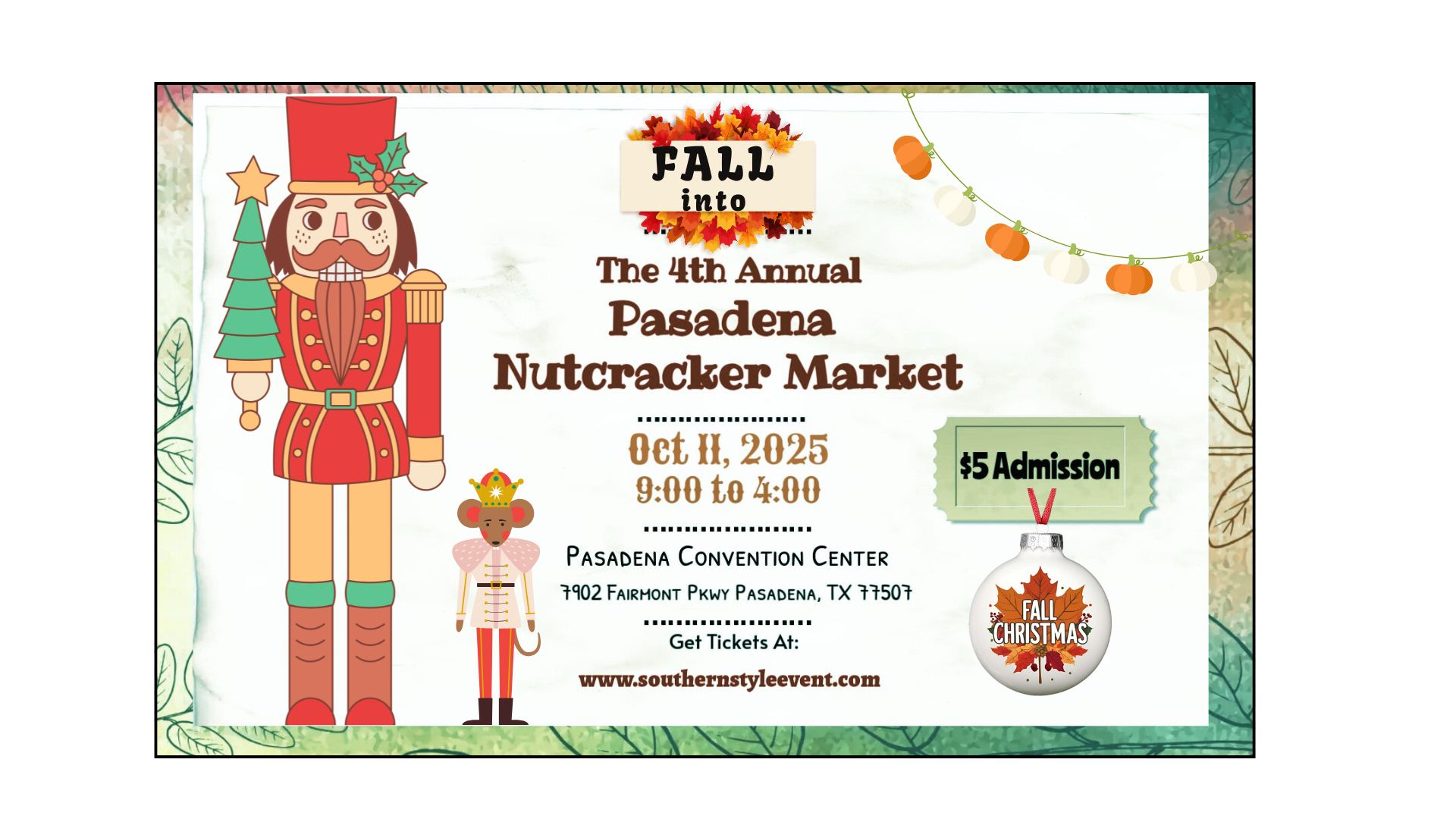 4th Annual Pasadena Nutcracker Market Photo - Click Here to See