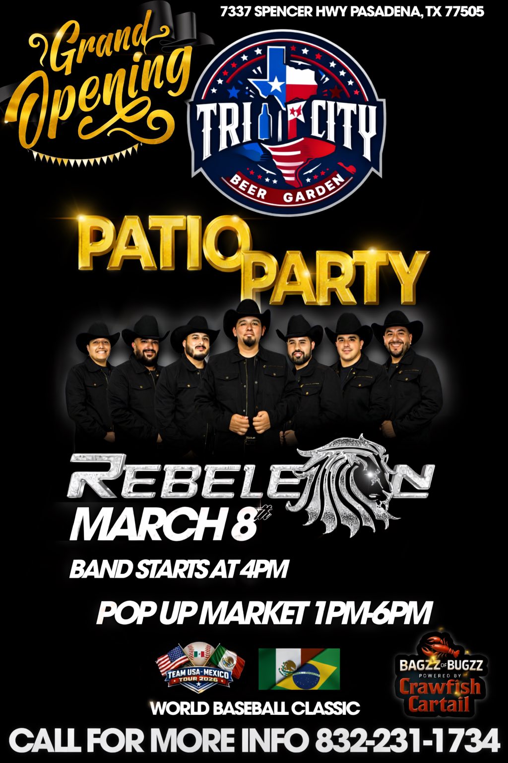 Event Promo Photo For TriCity Patio Party Grand Opening