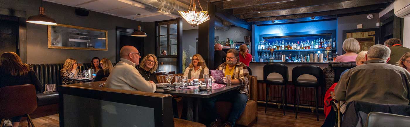 People dining in a restaurant in Westfield, IN