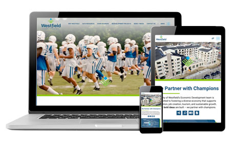 Thumbnail for Westfield (IN) Economic Development Department Goes Live with Modern, Business-Focused Website