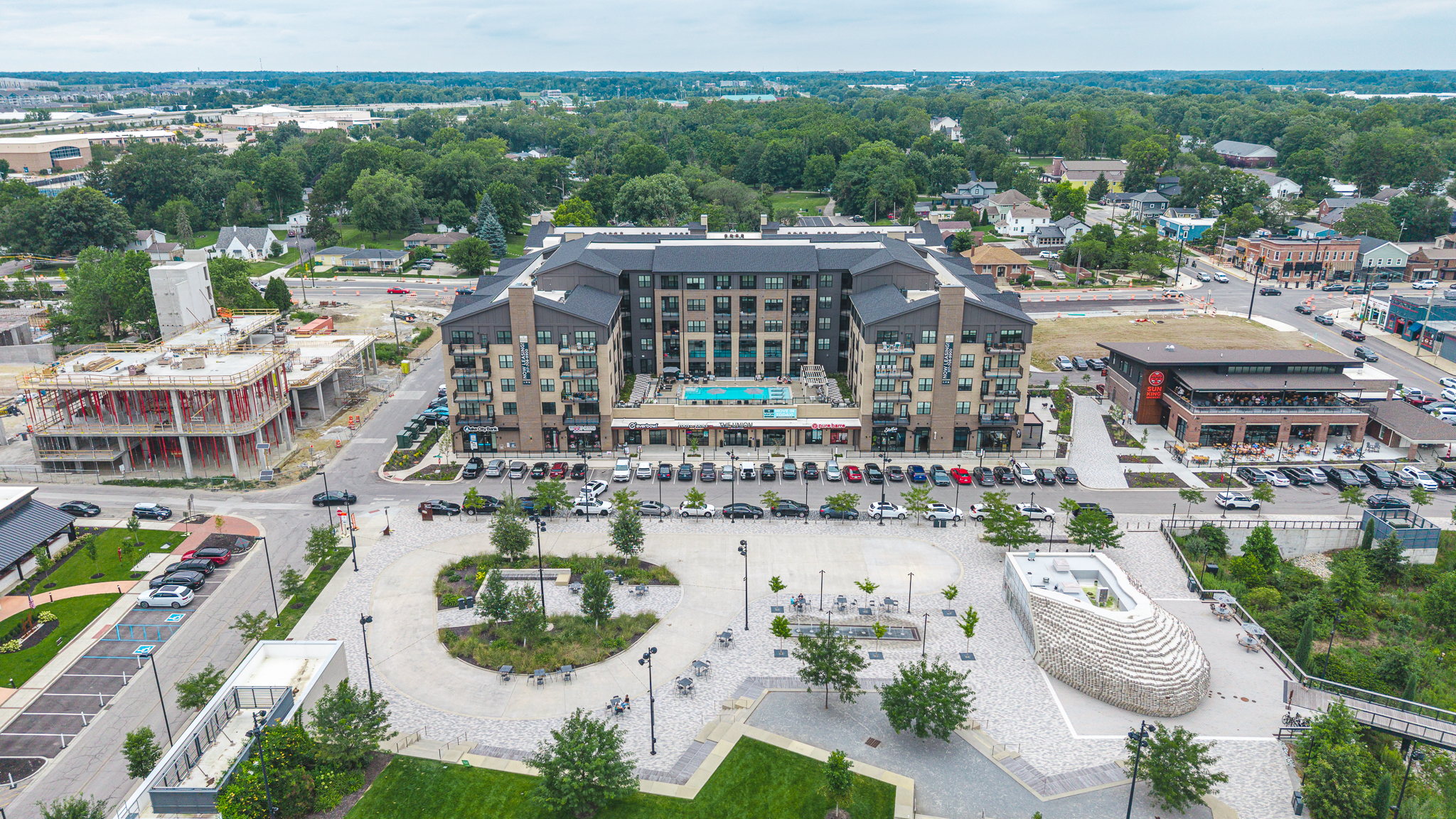 The Union Aerial shot