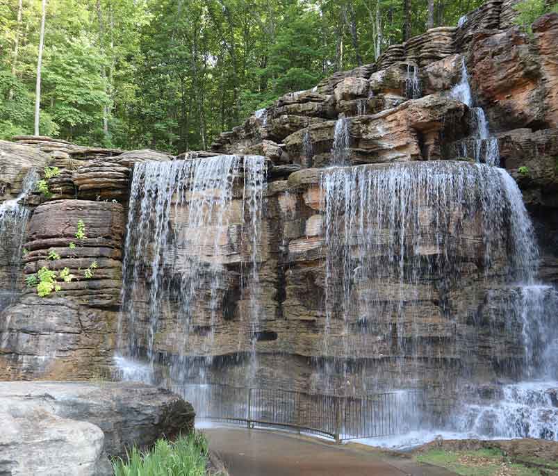 waterfalls near branson, mo