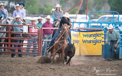 Brush Rodeo and the Bucking Bull Battle Photo