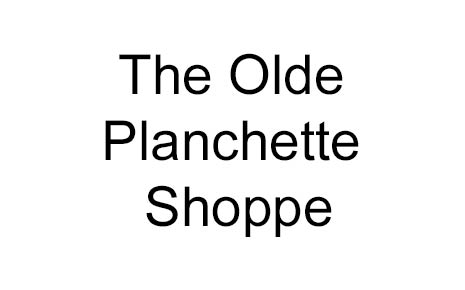 Main Logo for The Olde Planchette Shoppe