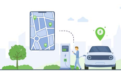 ev charging station and grid