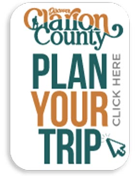 clarion county logo with plan your trip 