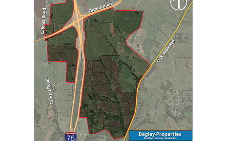 Aerial Photo of Begley East