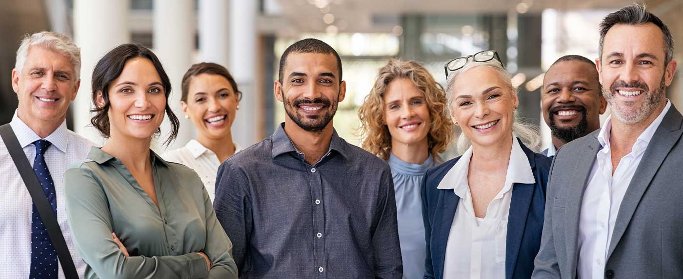 smiling group of people