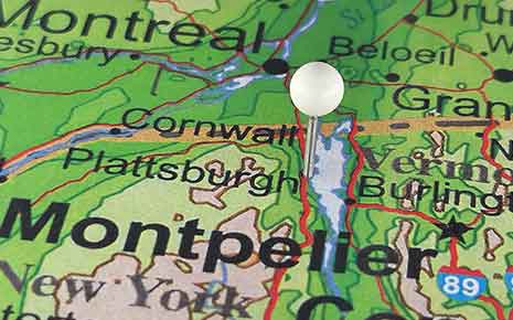 Plattsburgh ny on the map