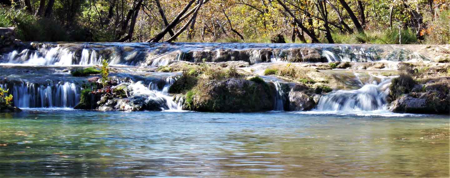 A picture of beautiful Honey Creek in the Arbuckle Mountains, near Ardmore, OK