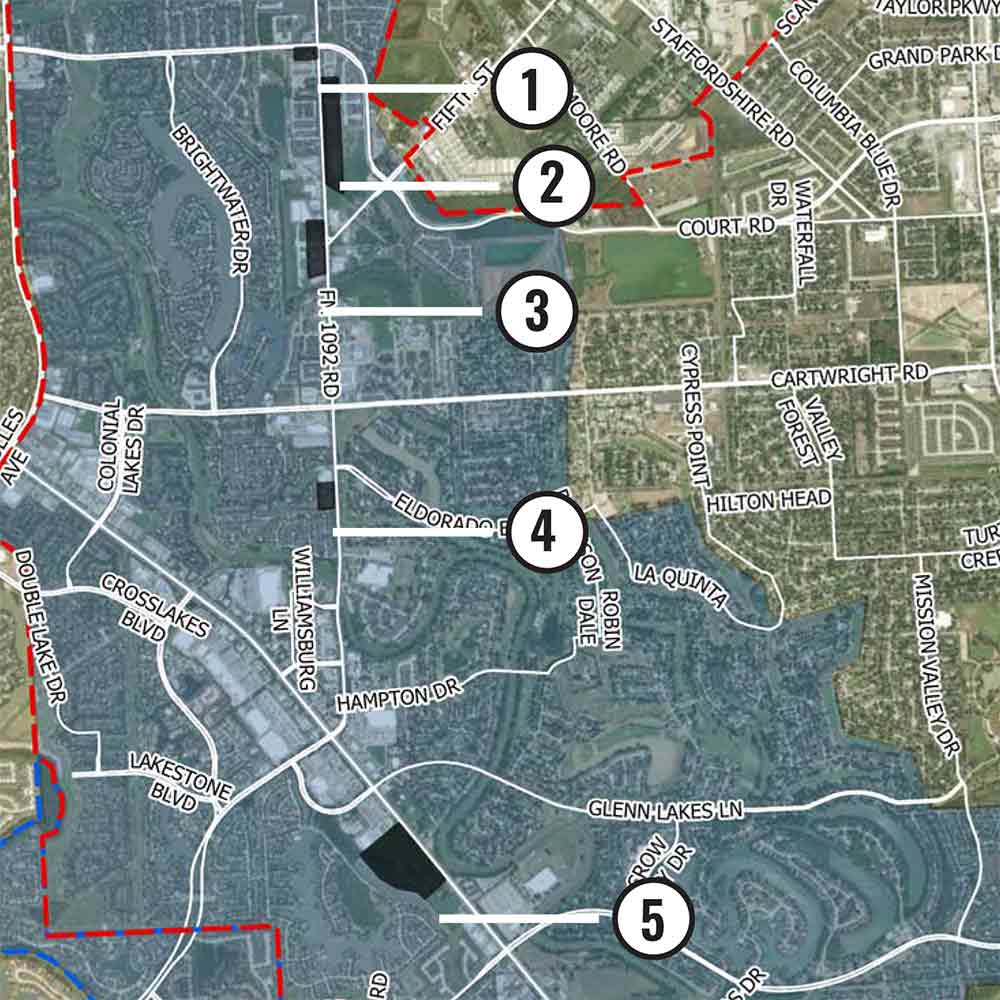 Highway 6 near Fort Bend Parkway