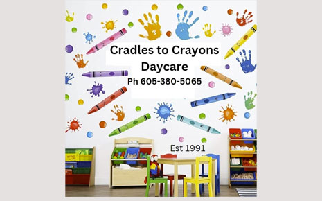Cradles to Crayons Home Daycare's Logo