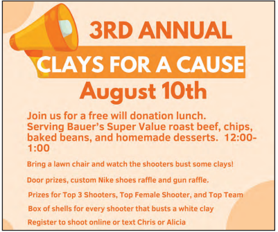 Event Promo Photo For 3rd Annual Clays for a Cause