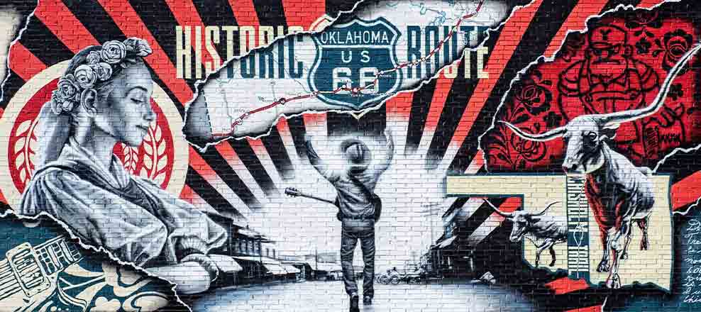Route 66 Mural