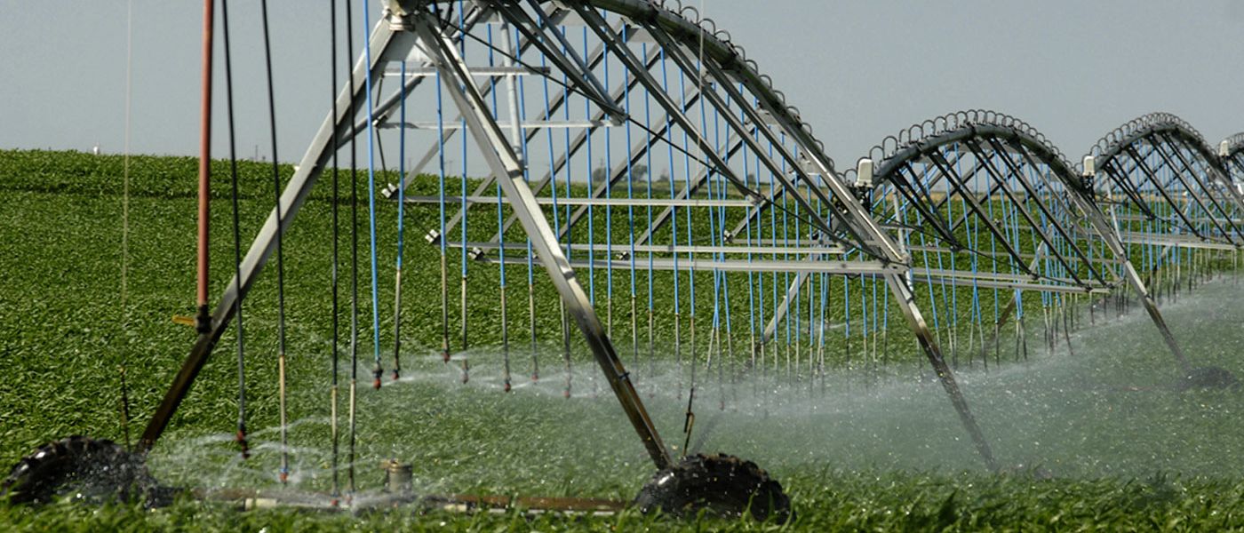 watering fields