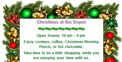 Event Promo Photo For Christmas at the Depot; Cookies and Trees
