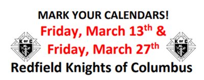 Event Promo Photo For Lenten Fish Fry