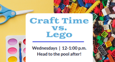 Craft Time VS Lego Time Photo