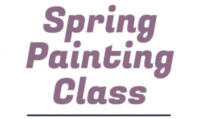 Event Promo Photo For Spring Painting Class at the Library