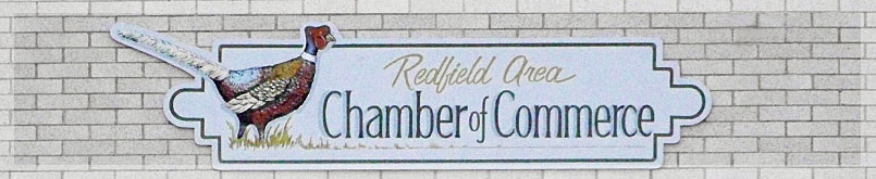 Redfield, SD Area Chamber of Commerce sign