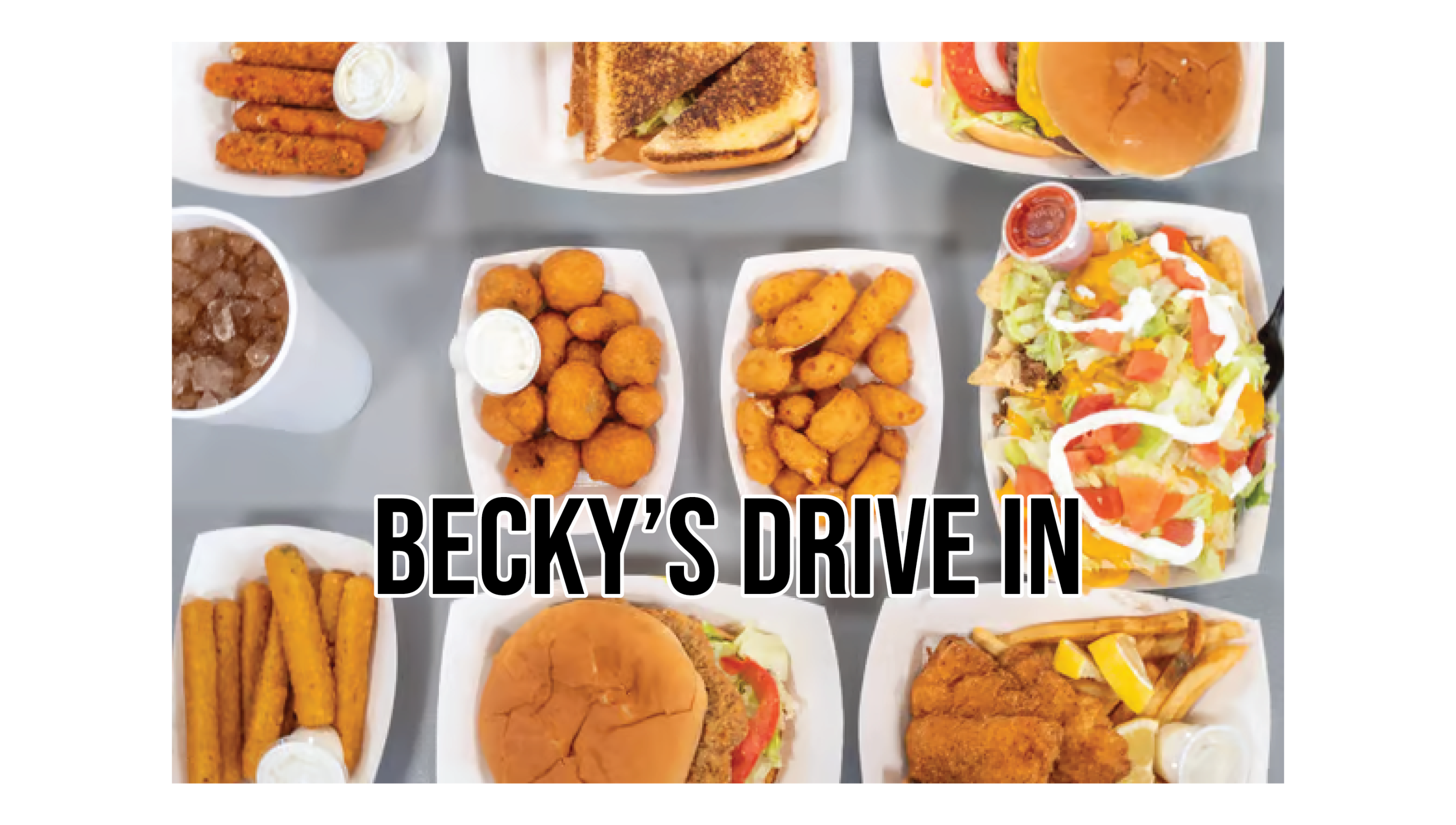 Logo for Becky's Drive In