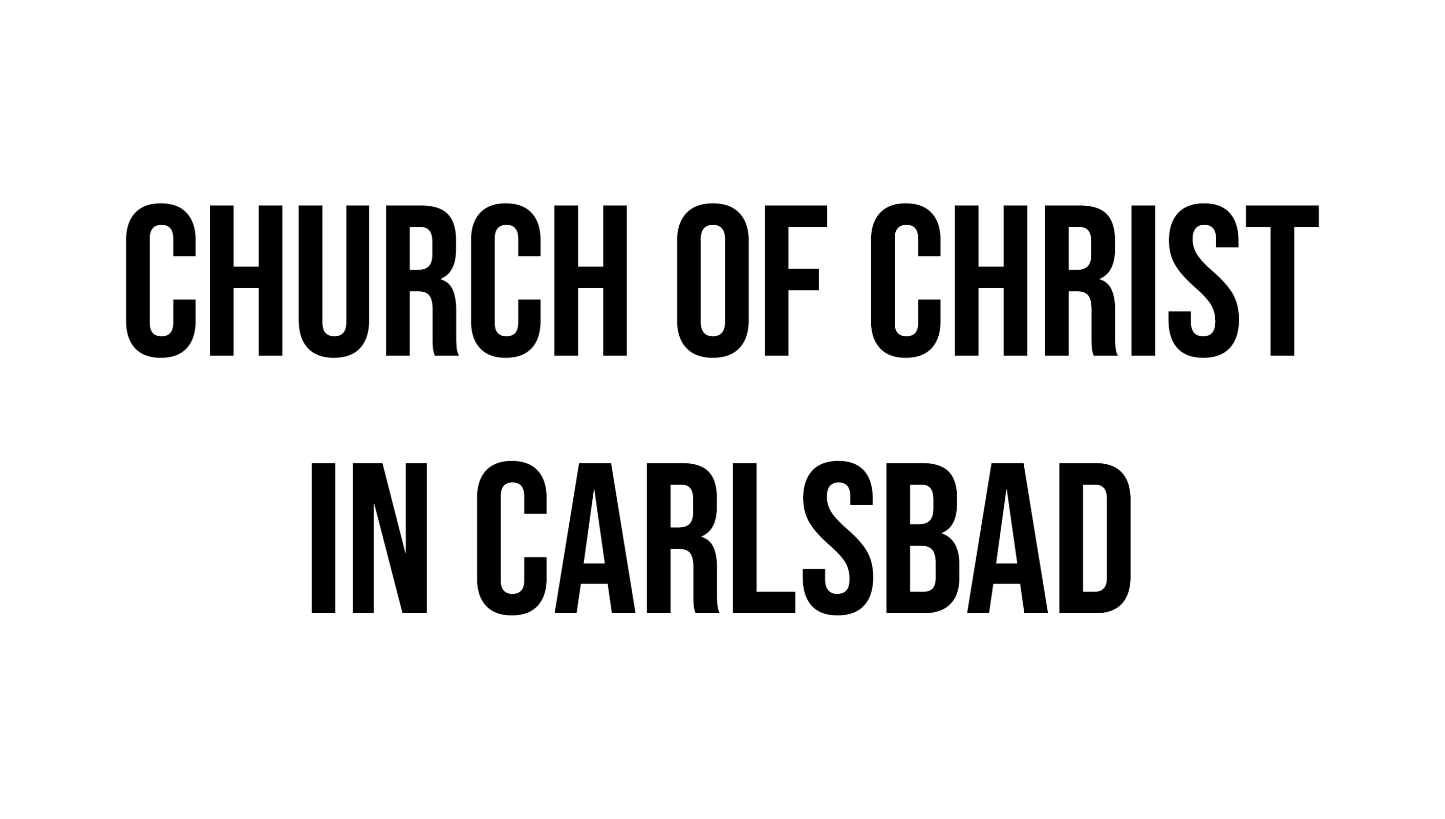 Church of Christ in Carlsbad Logo