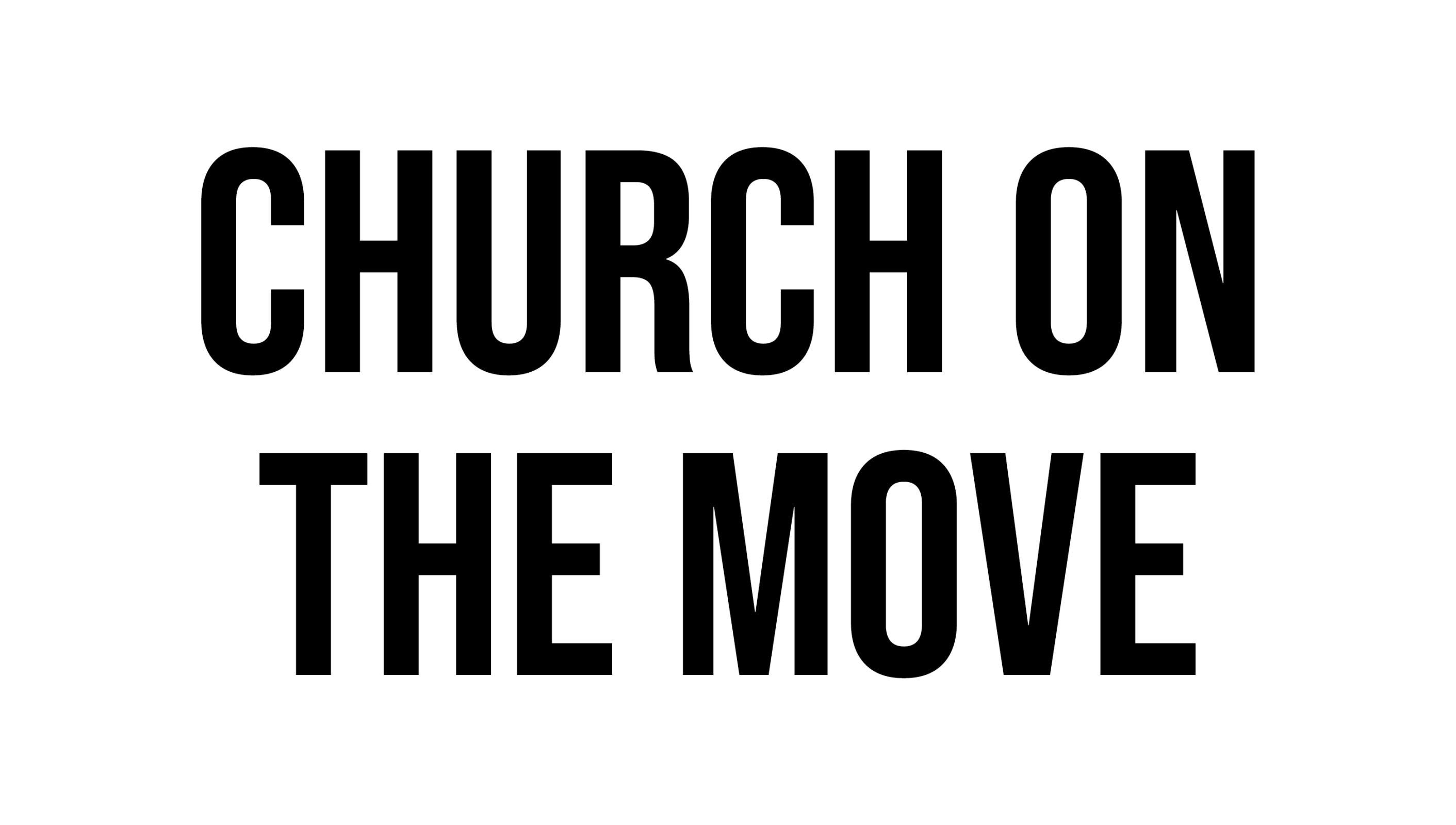 Church on the Move's Logo