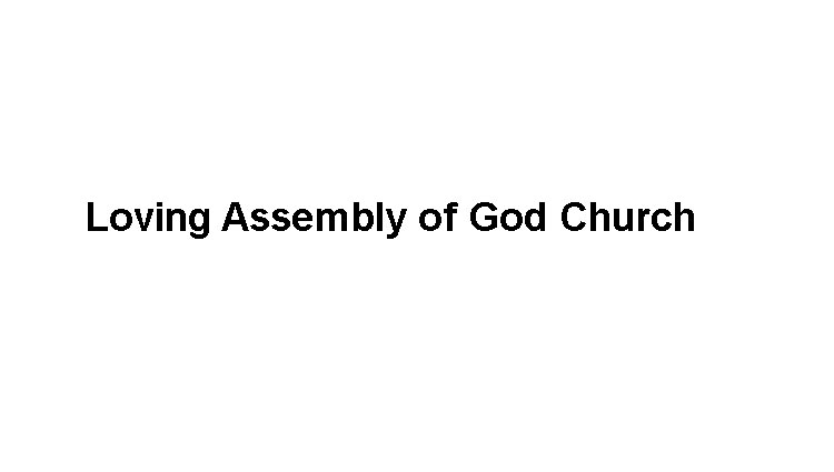 Loving Assembly of God Church Logo
